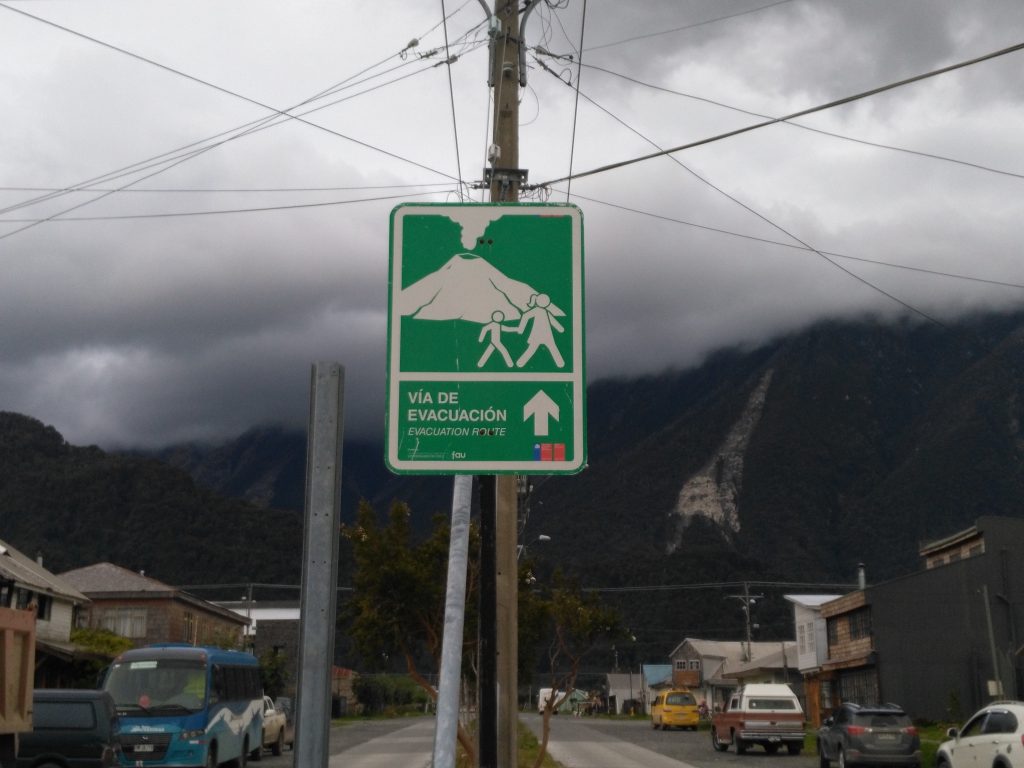 La ville de Chaíten a été partiellement détruite par le volcan du même nom il y a quelques années